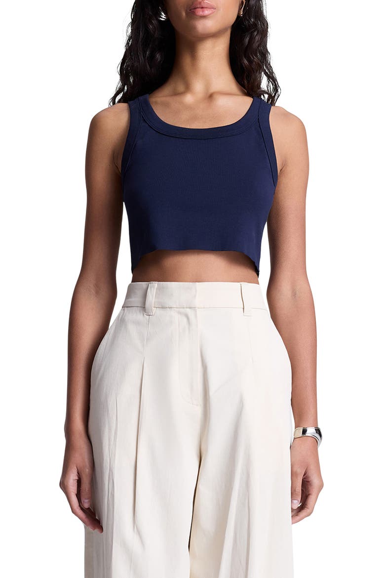 Halsey Crop Tank, Main, color, MARITIME NAVY