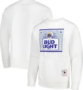 Mitchell & Ness Men's Mitchell & Ness x Bud Light White Los Angeles Rams The Crest Pullover Sweatshirt