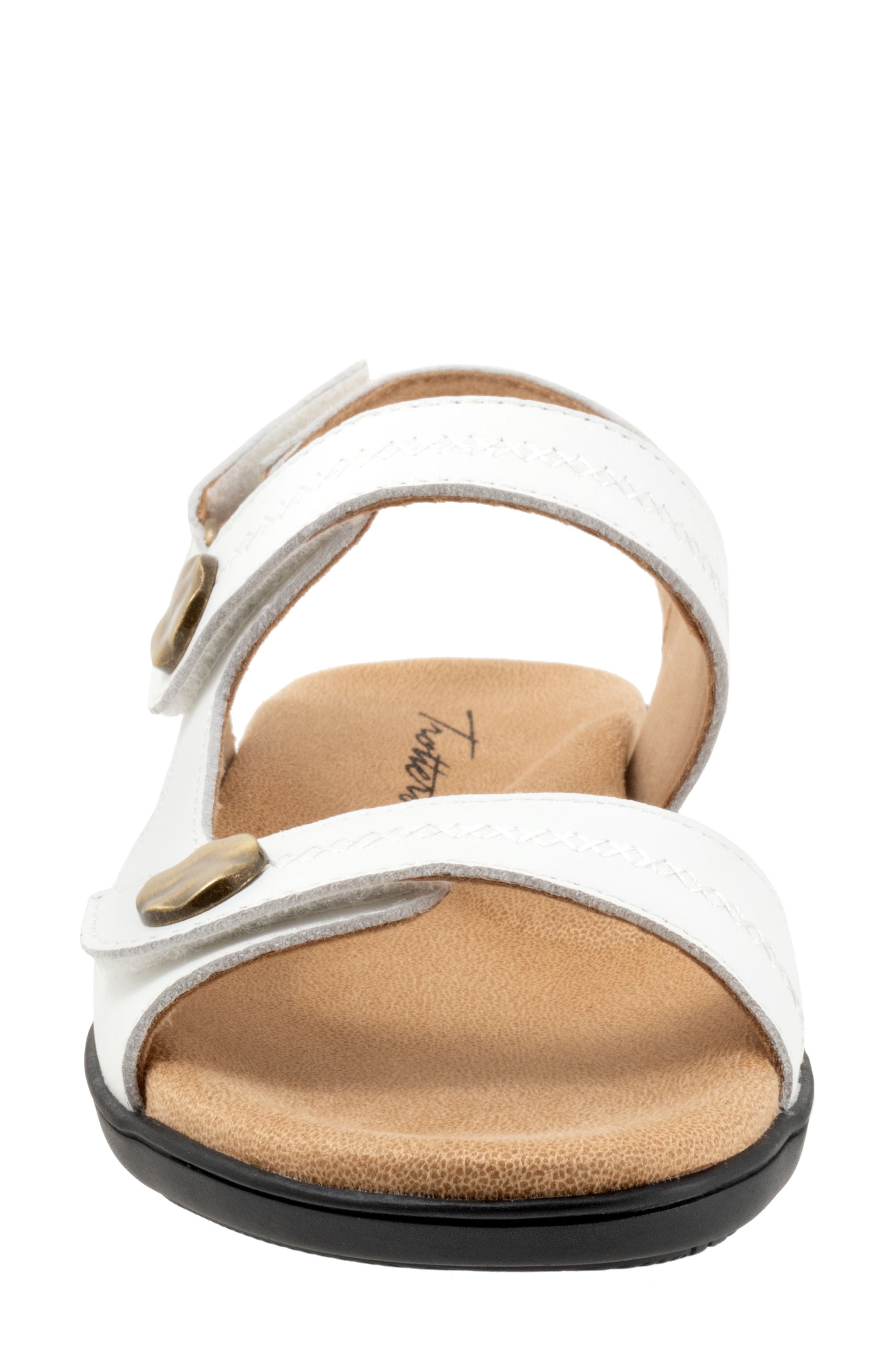 Trotters Romi Stitch Slingback Sandal, Alternate, color, White