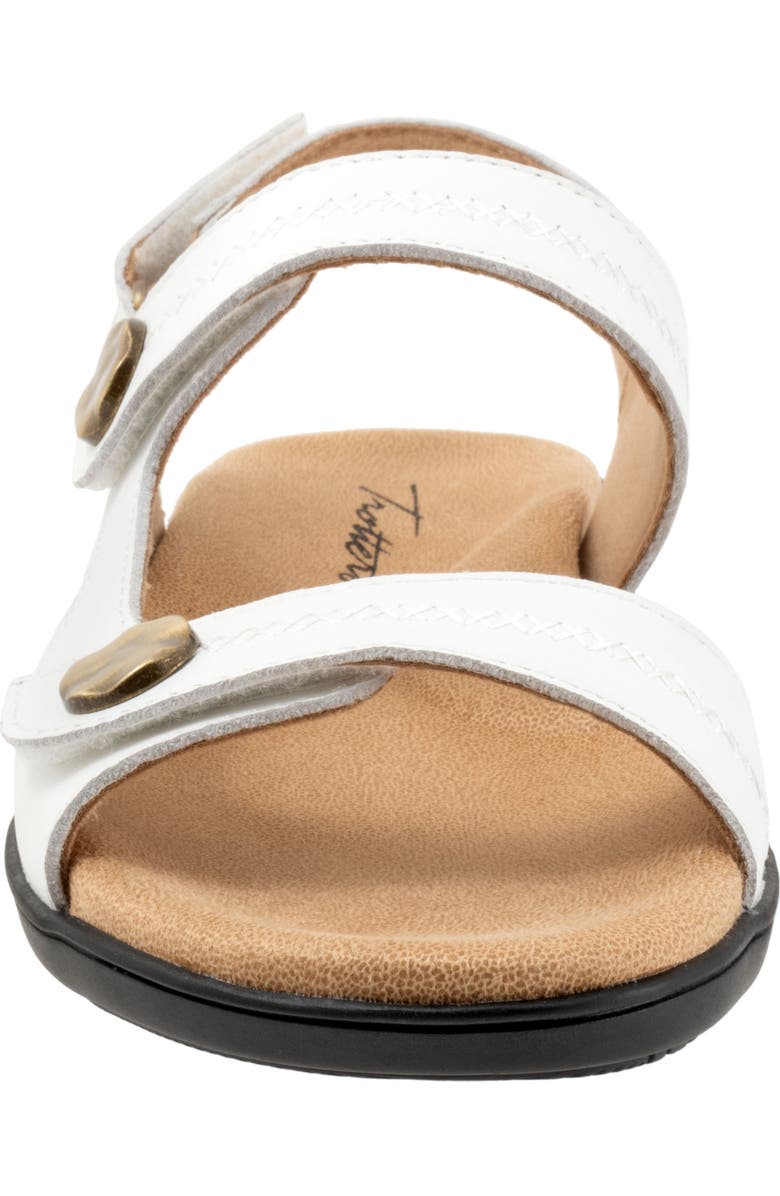 Trotters Romi Stitch Slingback Sandal, Alternate, color, White