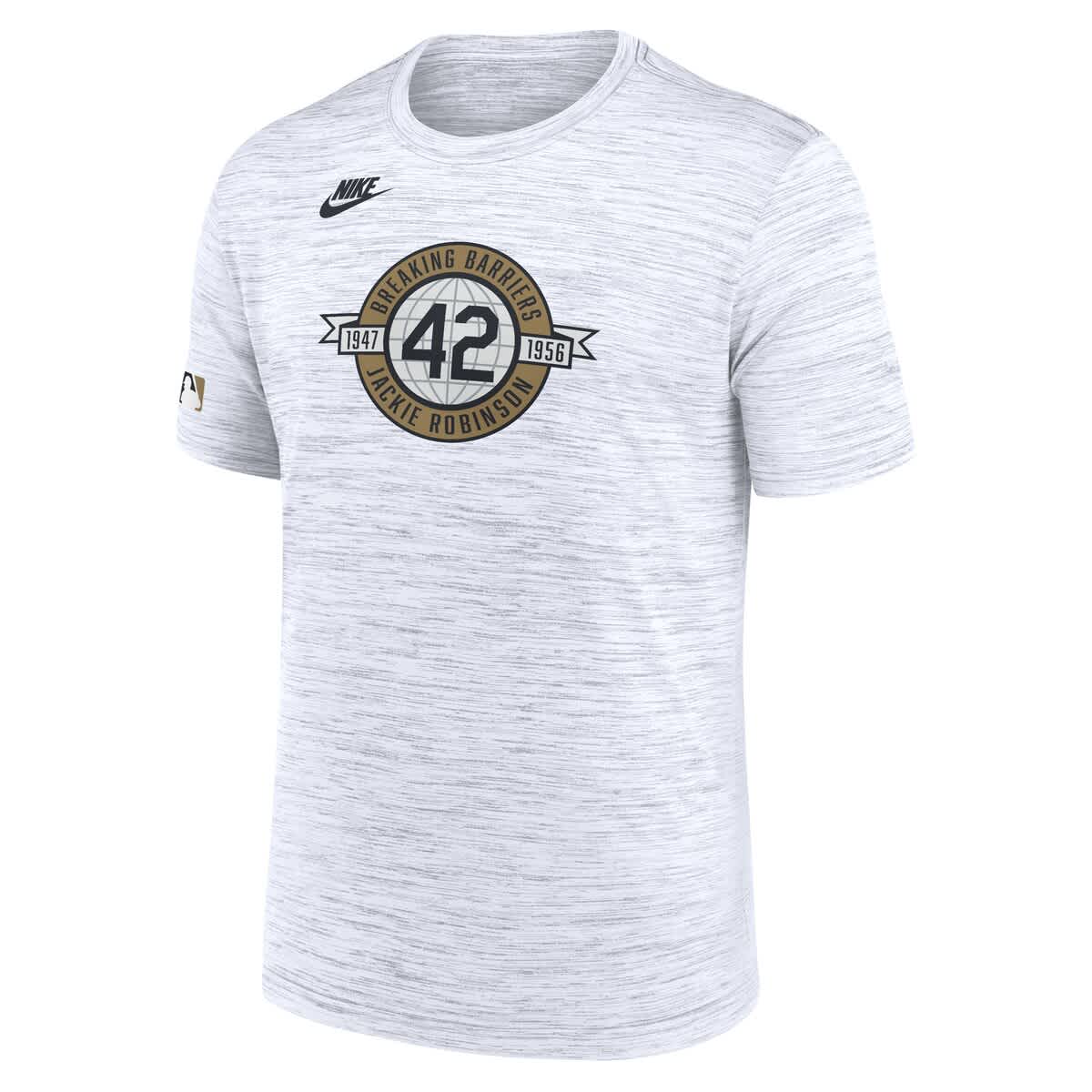 Men's Nike White Brooklyn Dodgers 2026 Jackie Robinson Day Velocity Dri-FIT T-Shirt - image 2