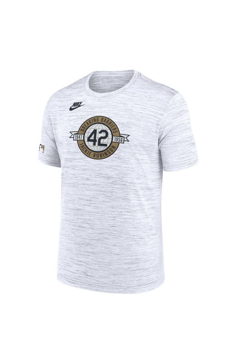 Nike Men's Nike White Brooklyn Dodgers 2026 Jackie Robinson Day Velocity Dri-FIT T-Shirt, Alternate, color, White