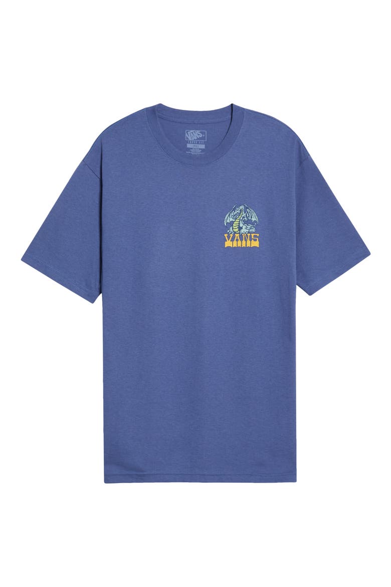 Living Legend Cotton Graphic T-Shirt, Main, color, TRUE NAVY