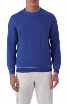 Bugatchi Tipped Cotton Blend Sweater