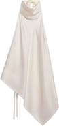 Helmut Lang Tie Scarf Sleeveless Silk Top