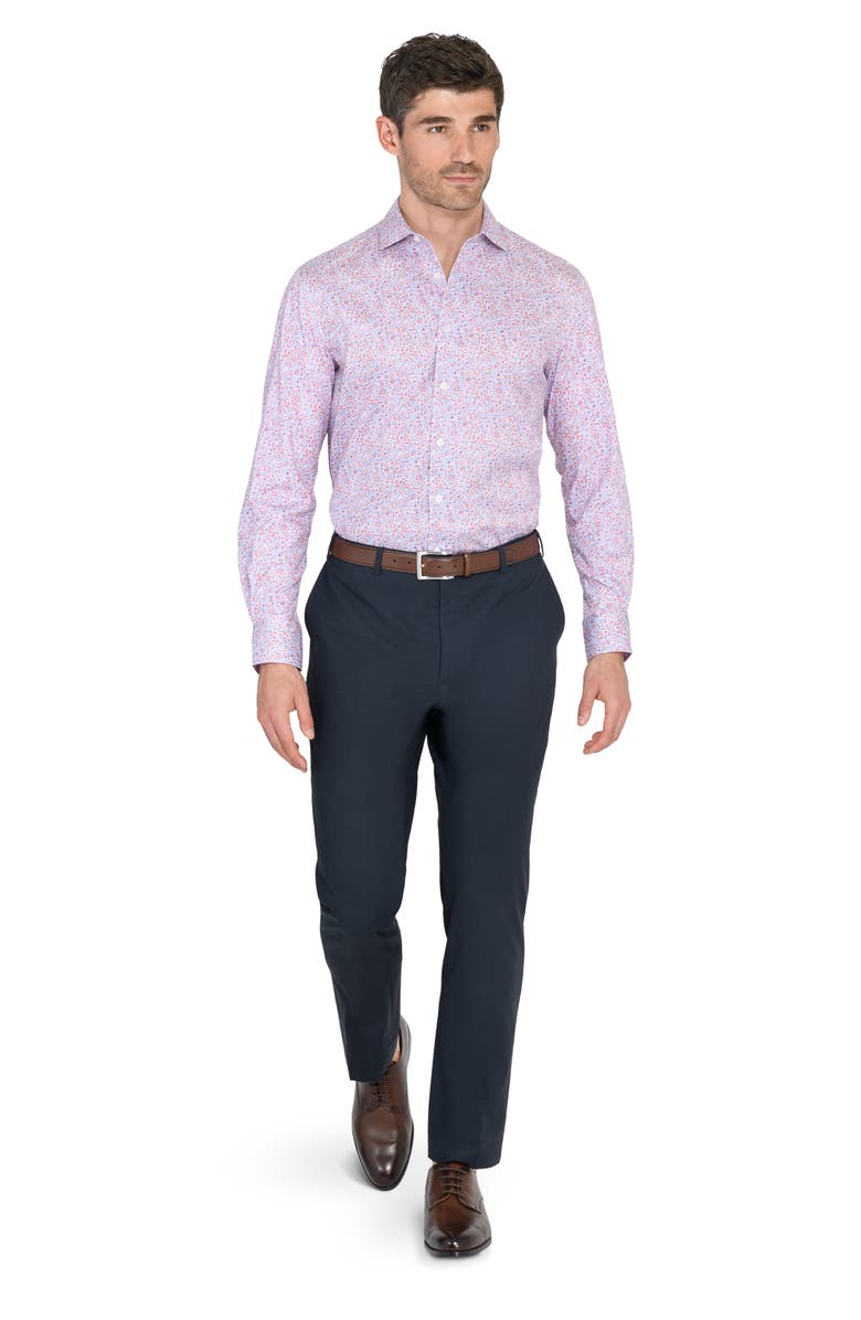 W.R.K Reworked Slim Fit Cotton Dress Shirt, Alternate, color, Coral