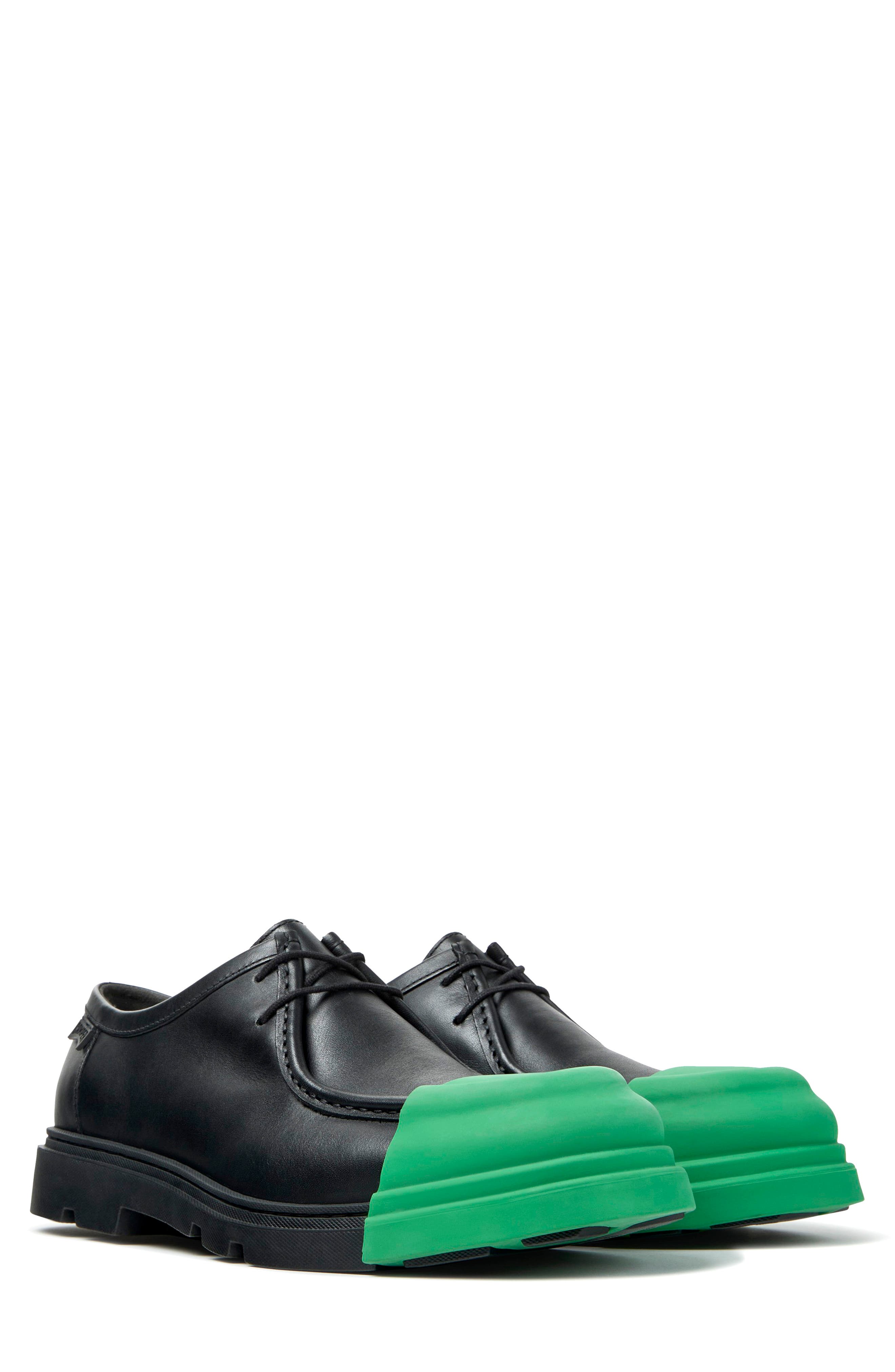Junction Leather Wallabee, Main, color, BLACK