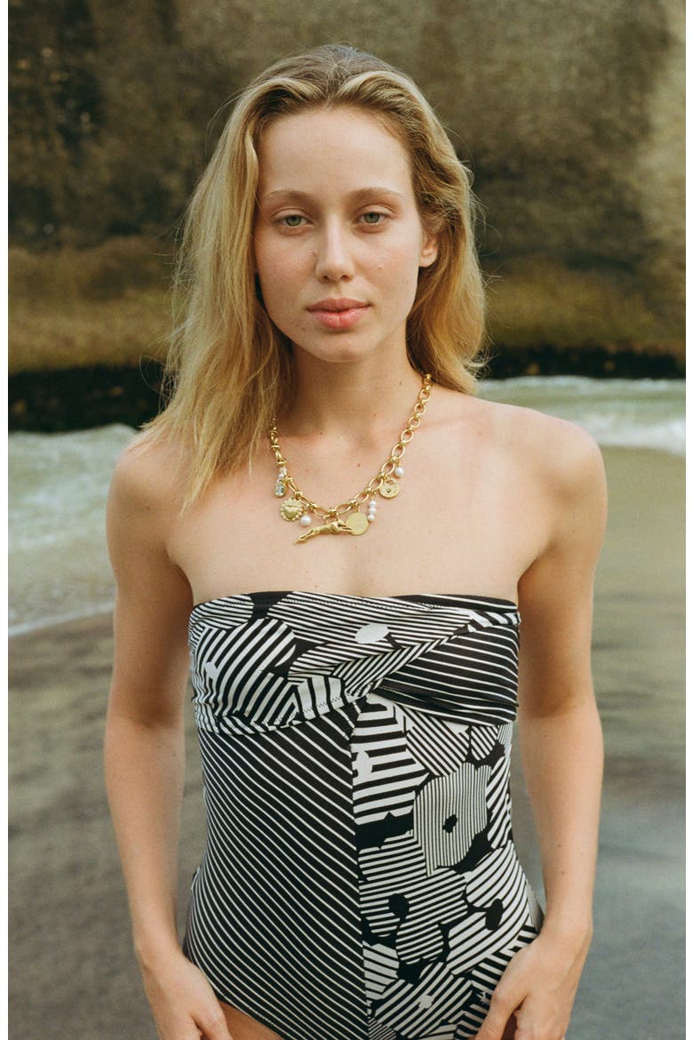 Lola Necklace, Alternate, color, Gold