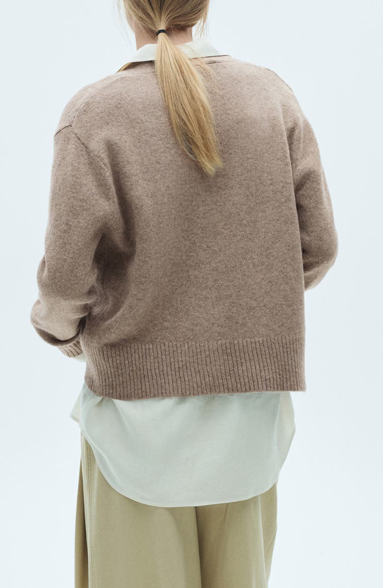 MANGO Marina V-Neck Cardigan, Alternate, color, 