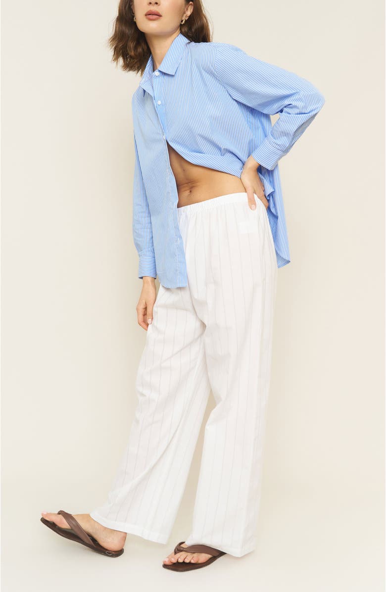 Whimsy + Row Marissa Pants, Alternate, color, White
