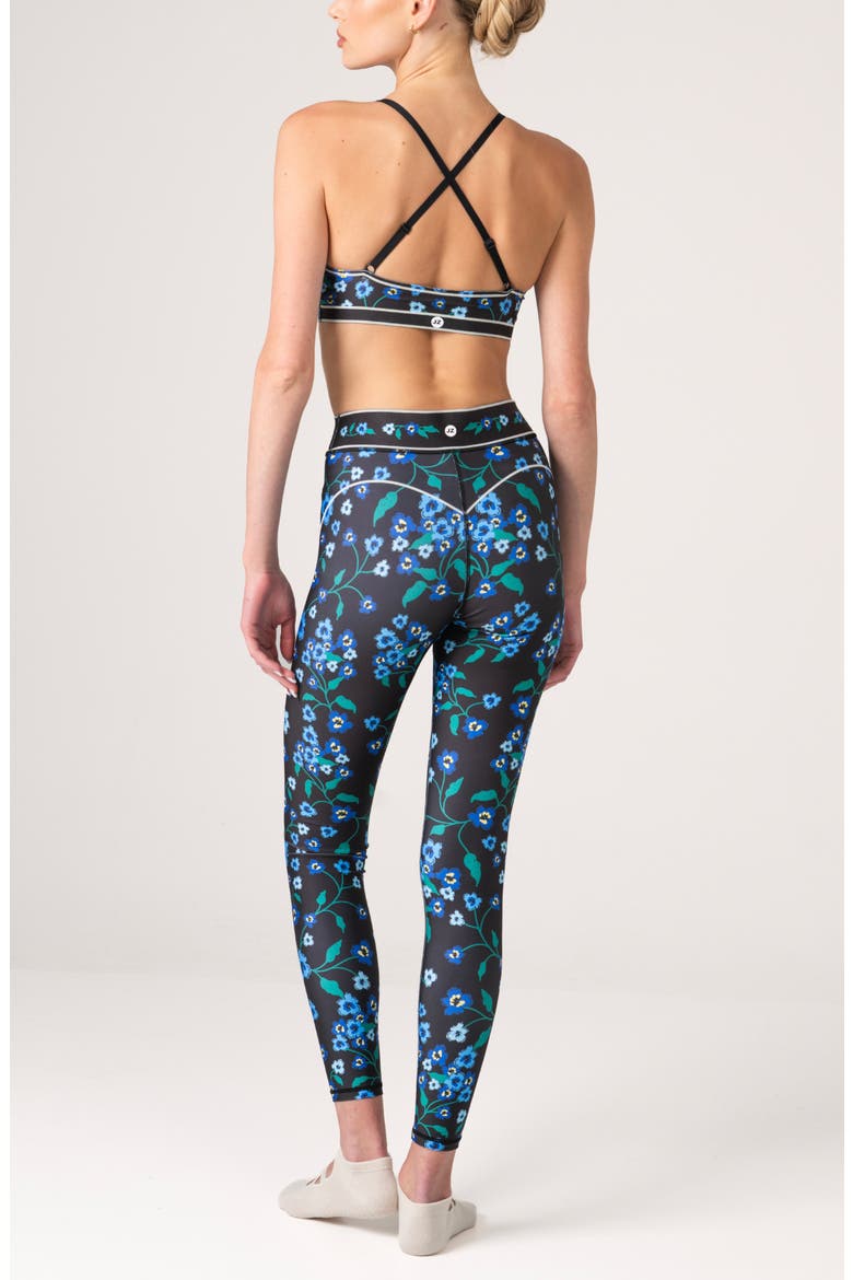 Garden Nocturne High-Waisted Leggings, Alternate, color, Black