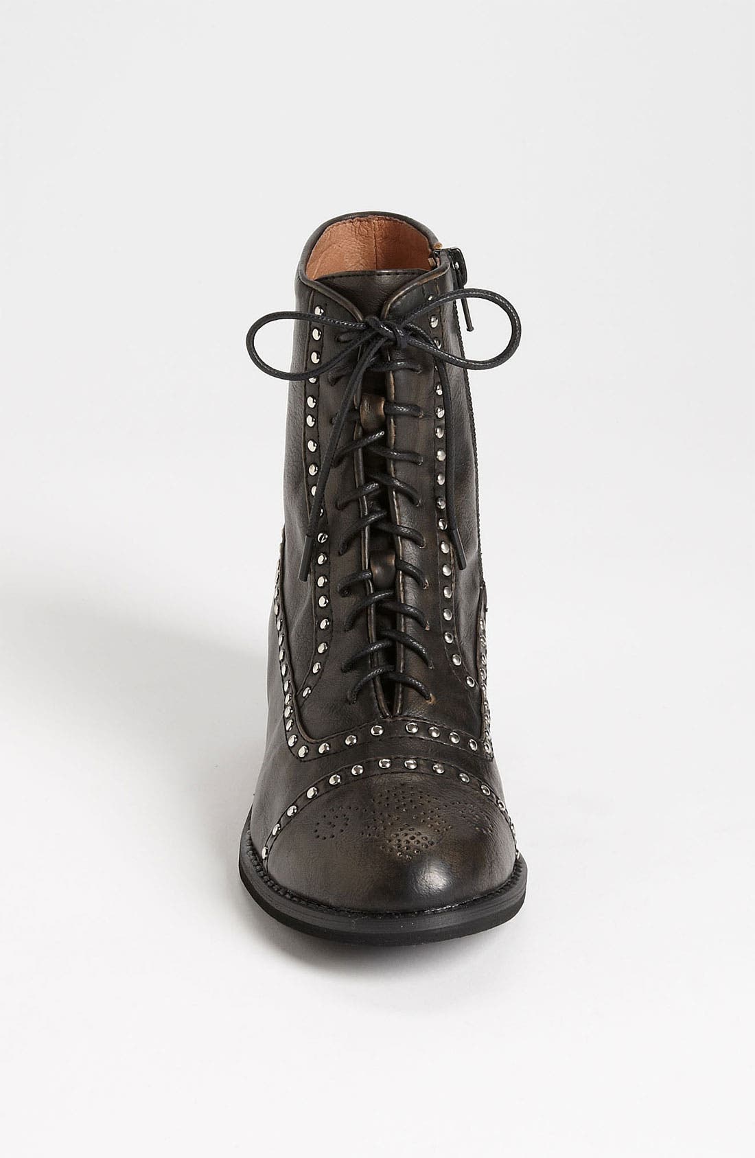 'Mattie' Boot, Alternate, color, BLACK/ SILVER