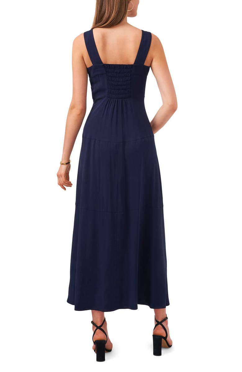 Vince Camuto Paneled Maxi Tank Dress, Alternate, color, Classic Navy