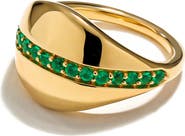 Mark Henry Saturn Emerald Ring