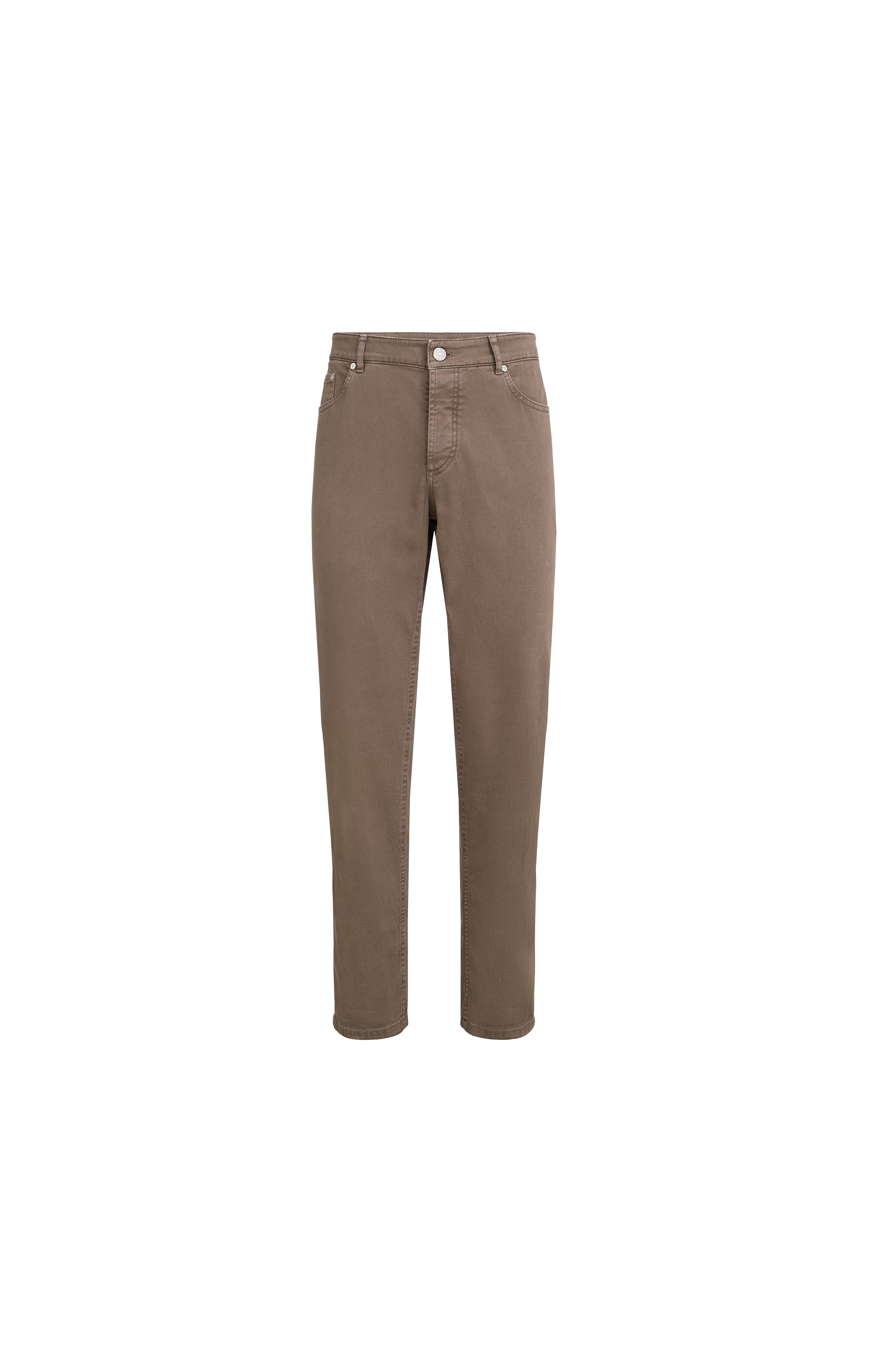 Lightweight denim trousers - image 4