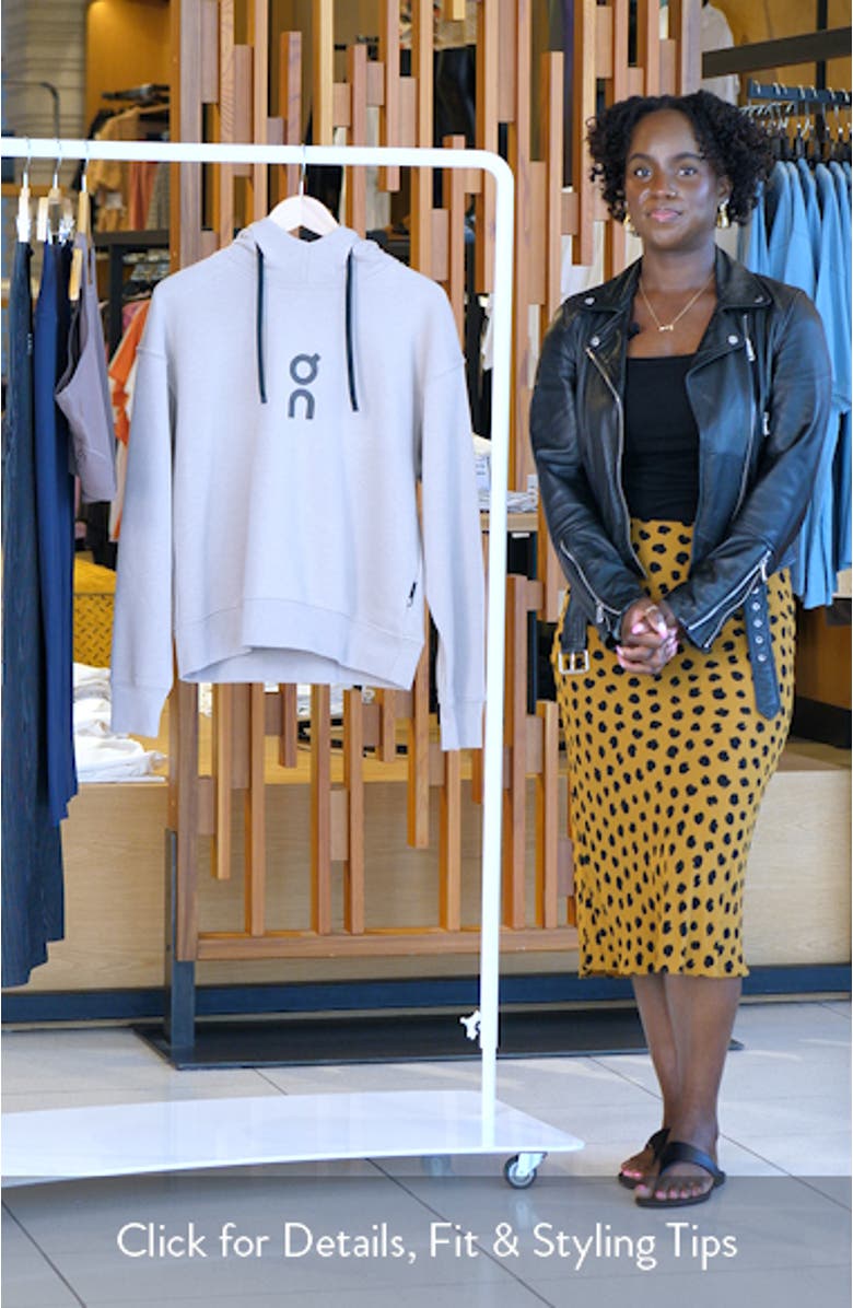 Club Oversize Organic Cotton Blend Hoodie, sales video thumbnail