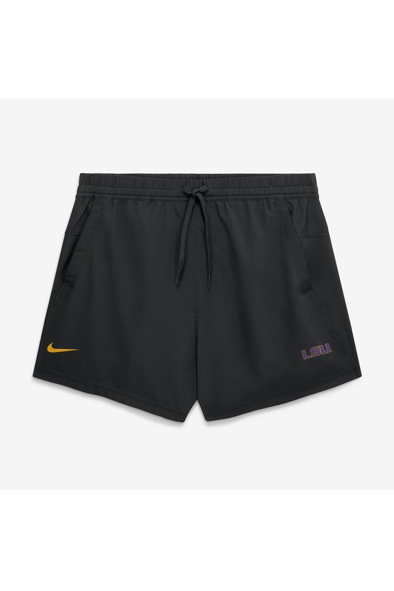 Men's Nike Black LSU Tigers Primary Logo Form Shorts, Main, color, Black