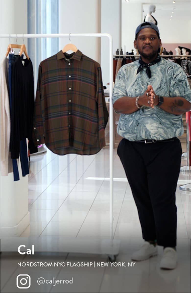 Plaid Oversize Shirt, sales video thumbnail