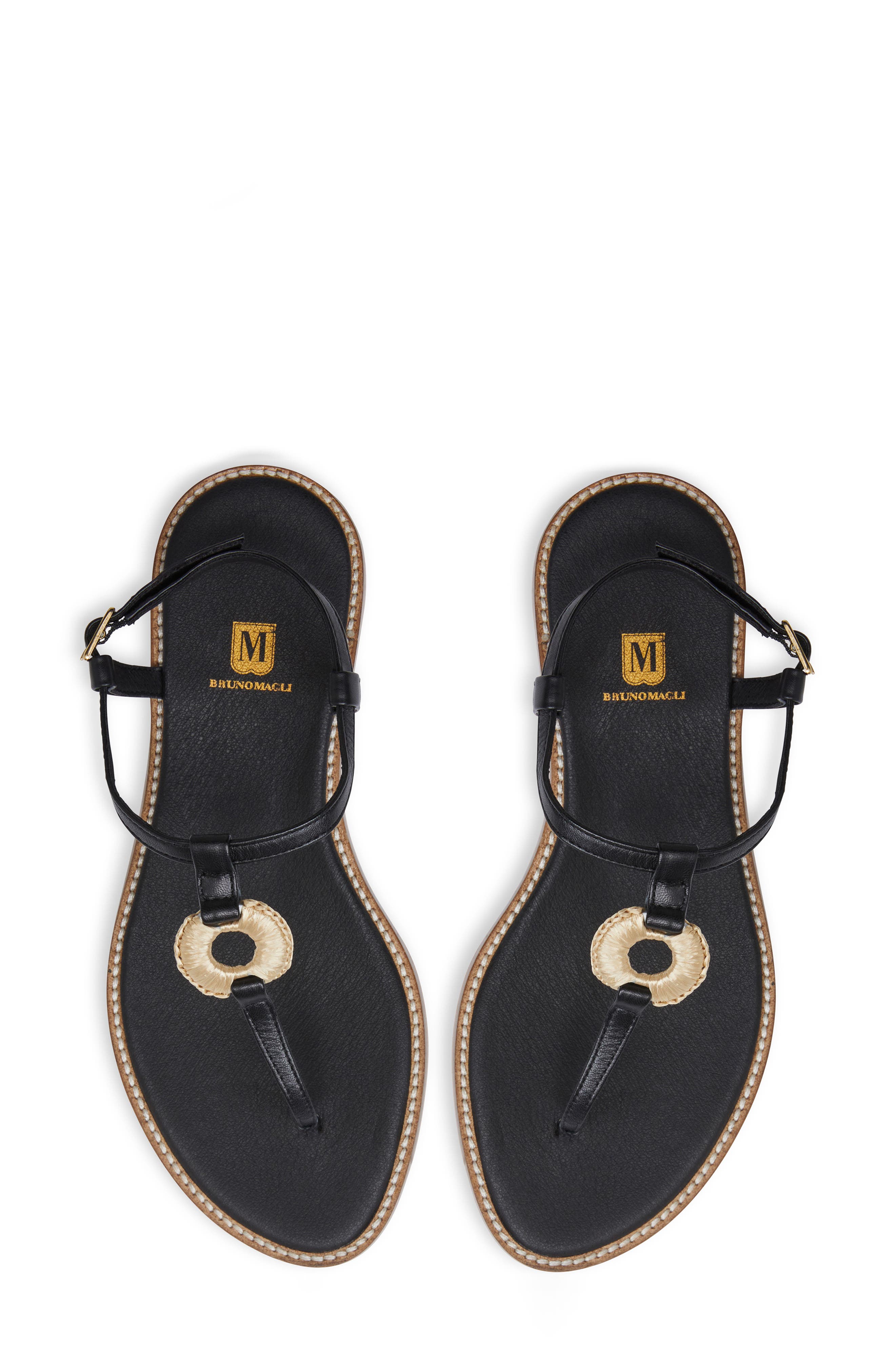 Bruno Magli Jenna T-Strap Sandal, Alternate, color, 