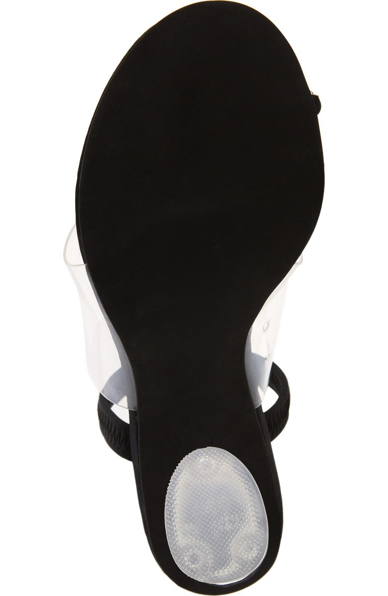 Jeffrey Campbell Mania Clear Toe Loop Sandal, Alternate, color,