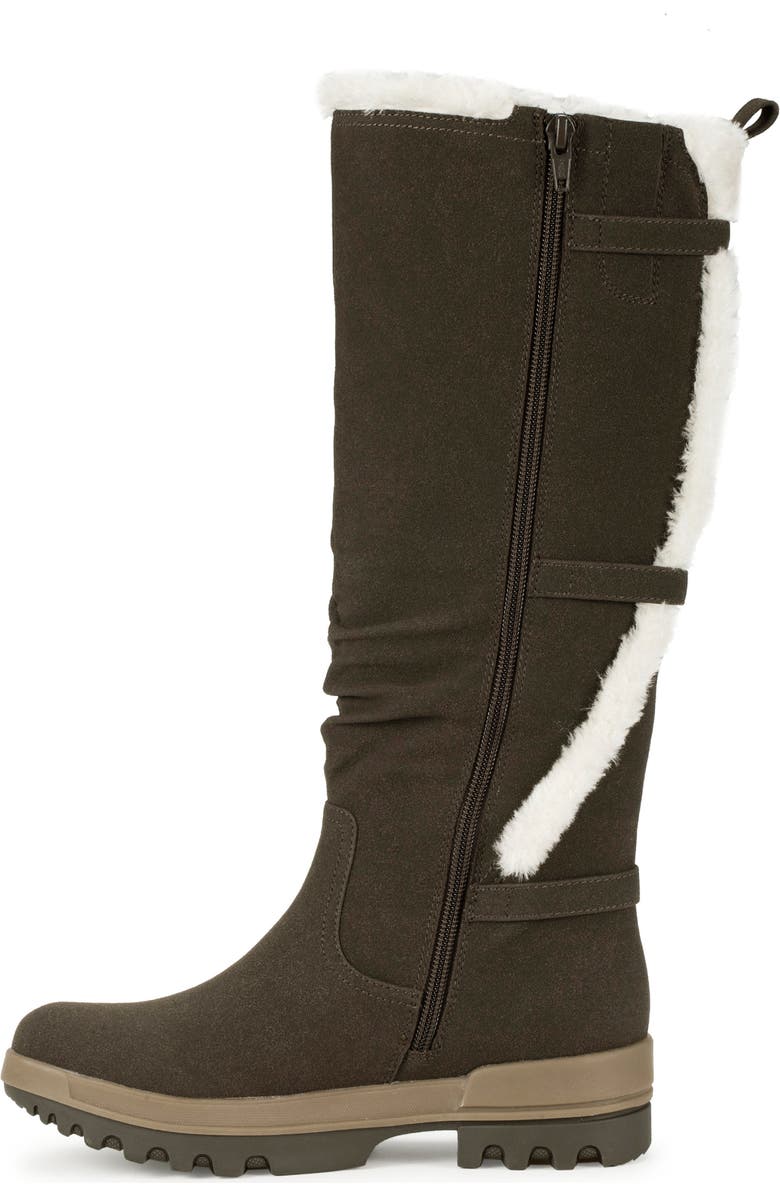 BARETRAPS Navia Faux Fur Lined Tall Boot, Alternate, color, Dark Brown