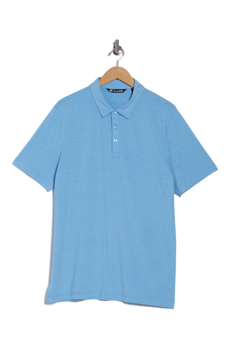Heathered Polo, Alternate, color, HEATHER HERITAGE BLUE