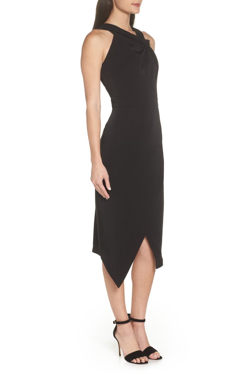 Harlyn Twist Front Asymmetrical Cocktail Dress, Alternate, color,