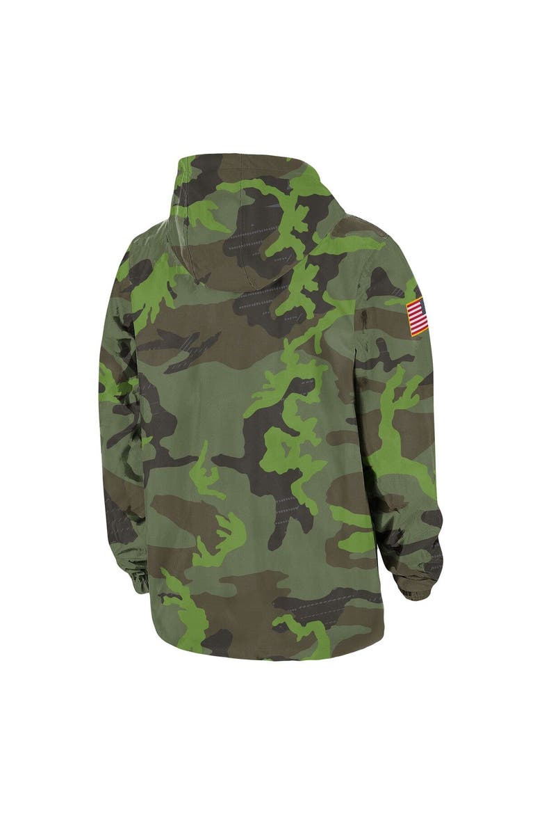 Men's    Hoodie Full-Snap Jacket, Alternate, color, Camo