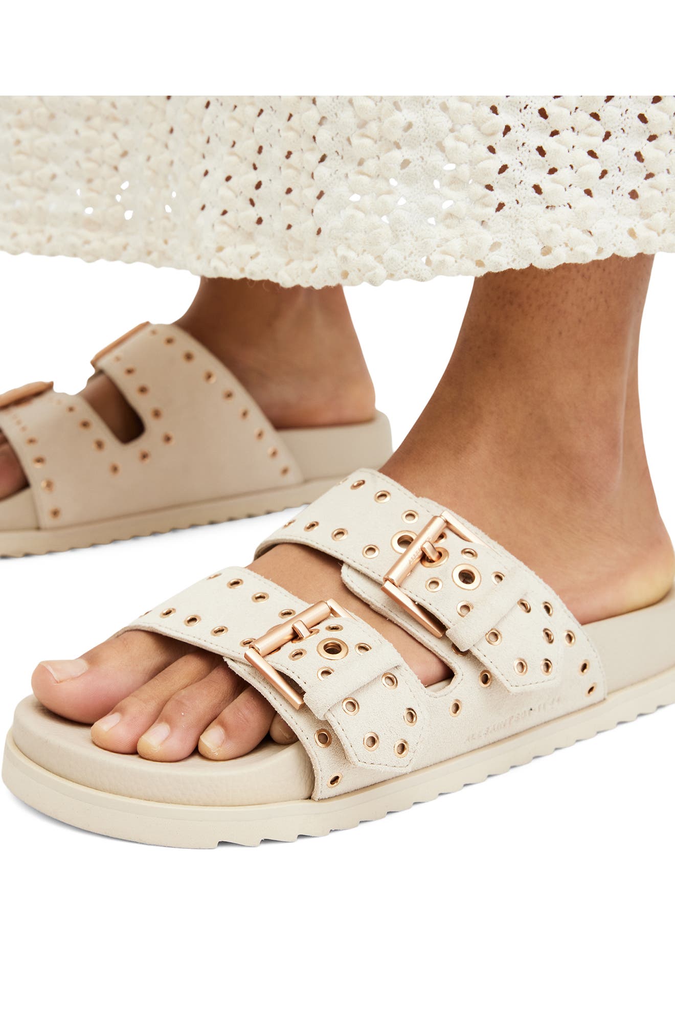 Khai Sandal, Alternate, color, PARCHMENT WHITE