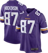 Nike Men's Nike T.J. Hockenson Purple Minnesota Vikings Game Player Jersey