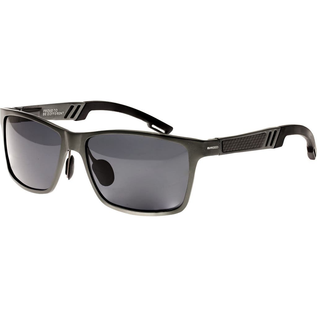 Breed Pyxis Titanium Polarized Sunglasses In Black