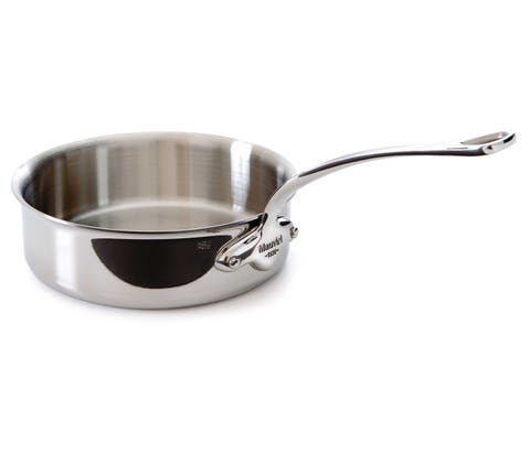 M'Cook 6.2 qt. Stainless Steel Saute Pan With Helper Handle