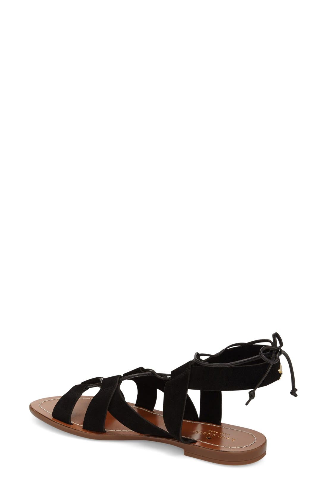 'suno' sandal, Alternate, color, BLACK SPORT SUEDE