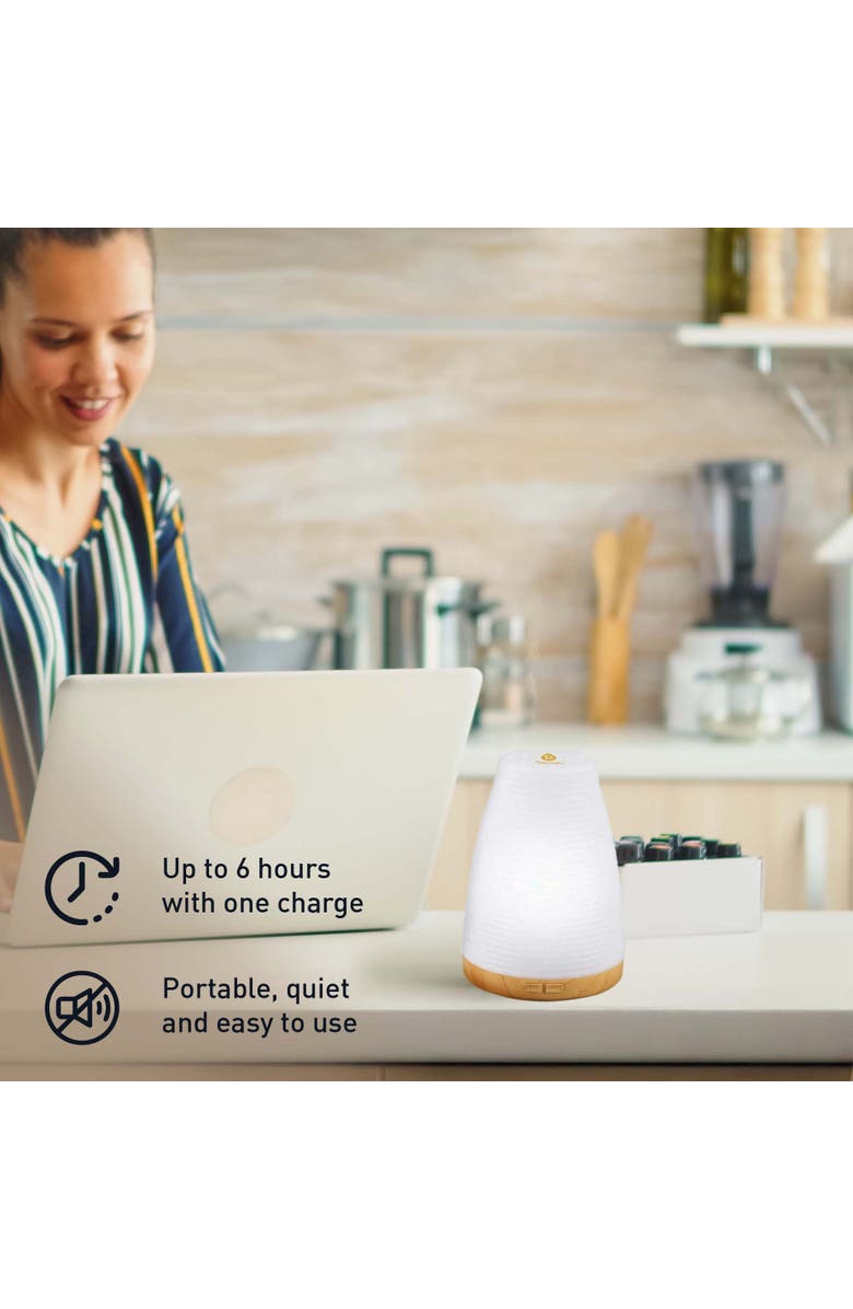 PURSONIC USB Aroma Diffuser & True HEPA Air Purifier Bundle, Alternate, color, White