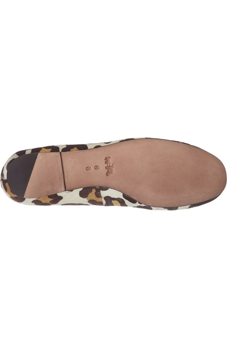 COACH 'Samantha' Cap Toe Flat, Alternate, color,