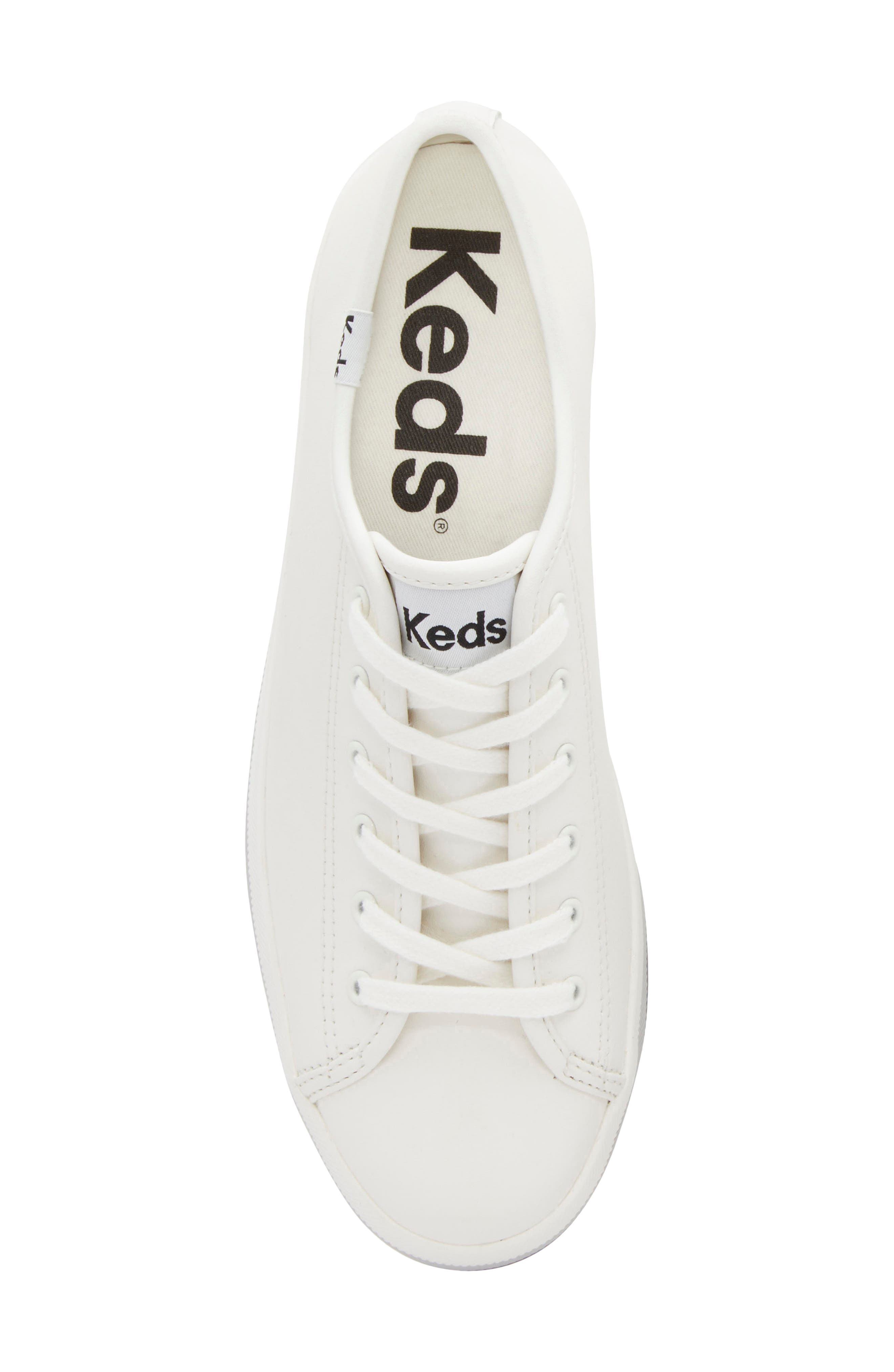 Keds<sup>®</sup> Trip Up Platform Sneaker, Alternate, color, White Leather