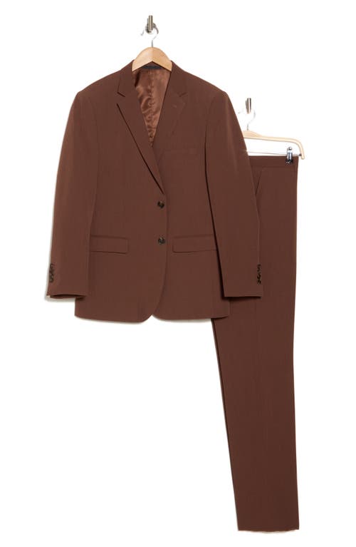 Braveman Classic Fit 3-piece Suit In Brown