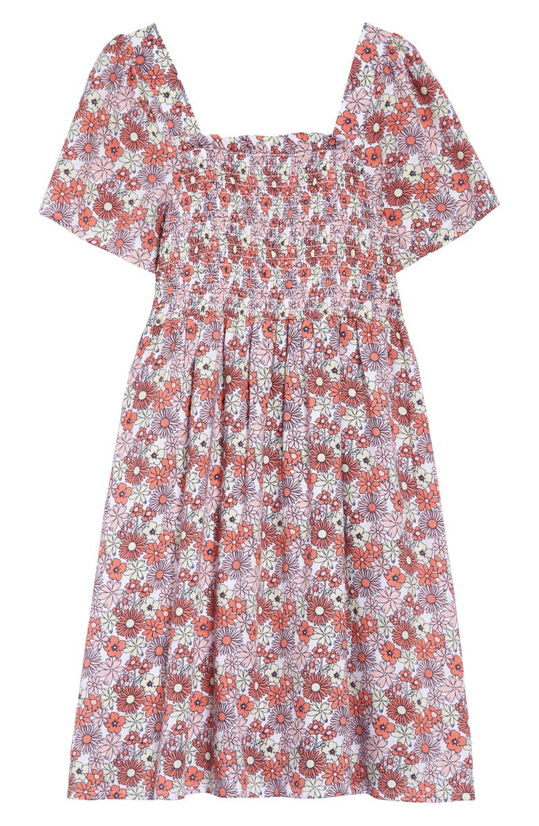 seed heritage Floral Smocked Dress, Alternate, color,