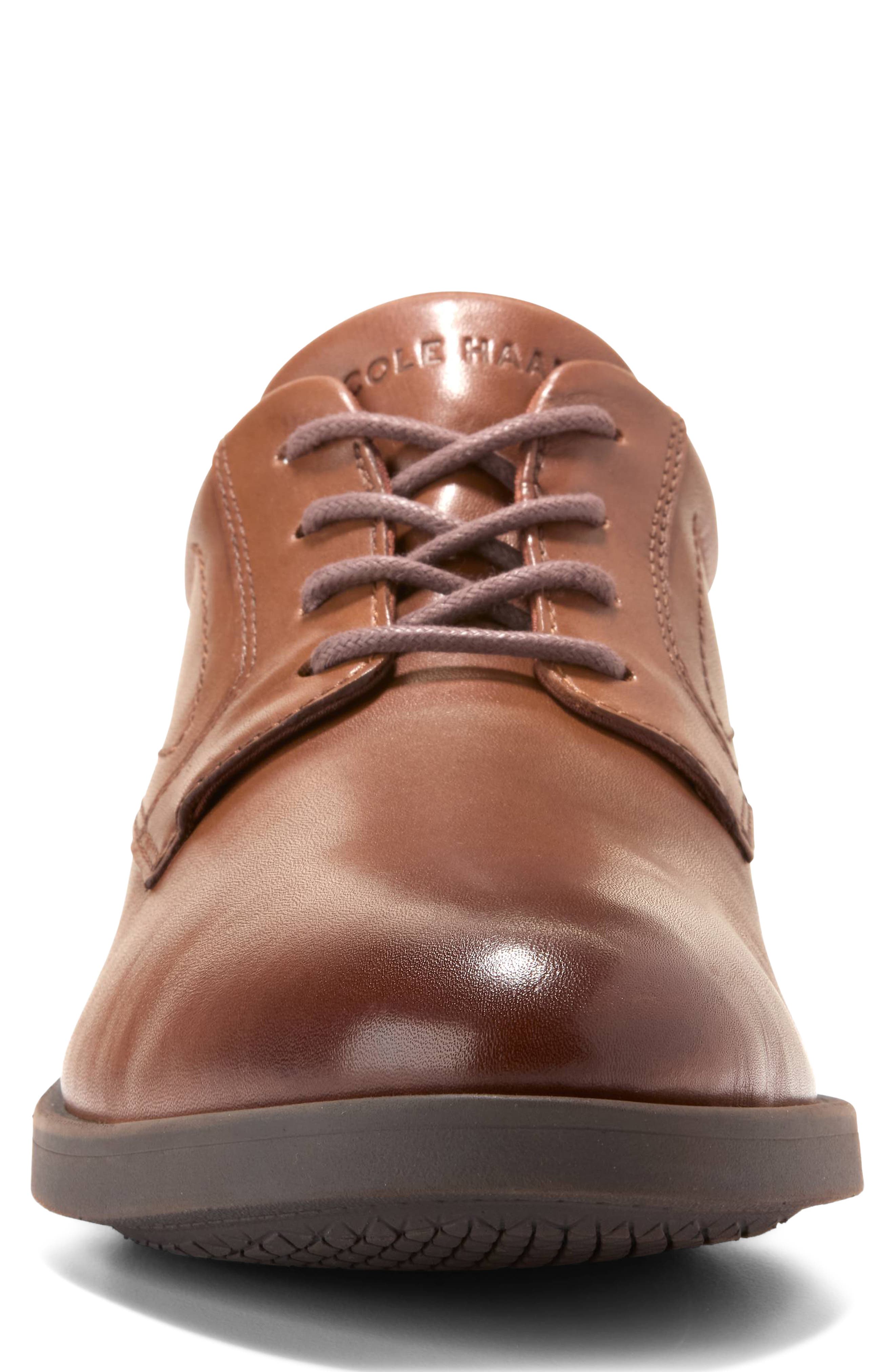 Hartsfield Grand Plain Toe Leather Oxford, Alternate, color, BRITISH TAN / JAVA