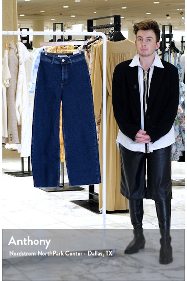 Wide Leg High Waist Jeans video