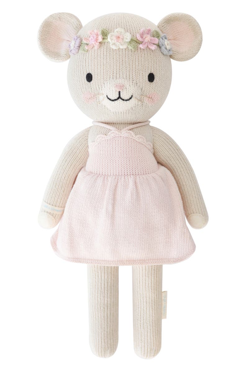 cuddle+kind Emma the Mouse Stuffed Animal, Main, color, Pink