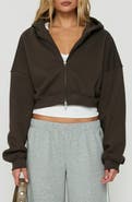 Princess Polly Zellah Crop Hoodie