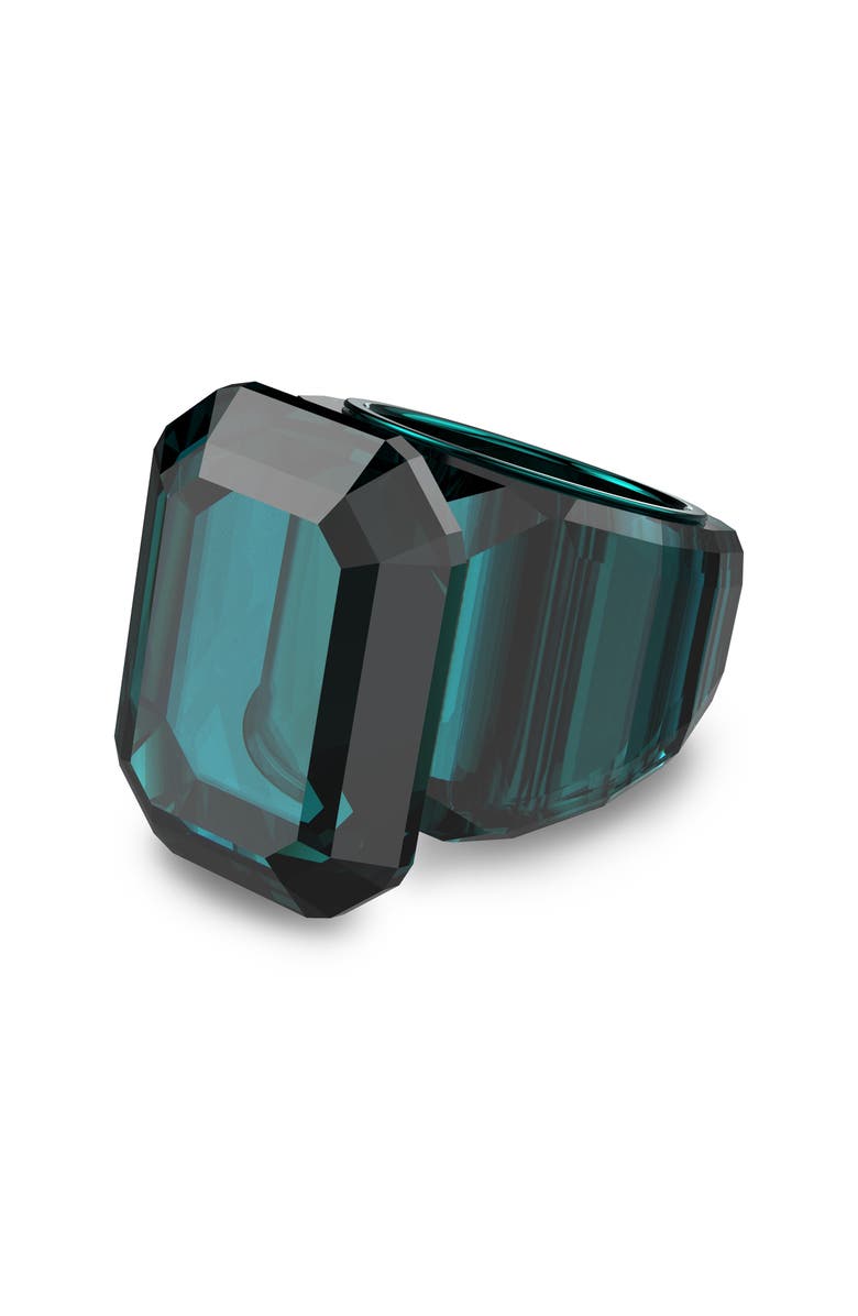 Swarovski Lucent Cocktail Ring, Alternate, color, Emerald Oth