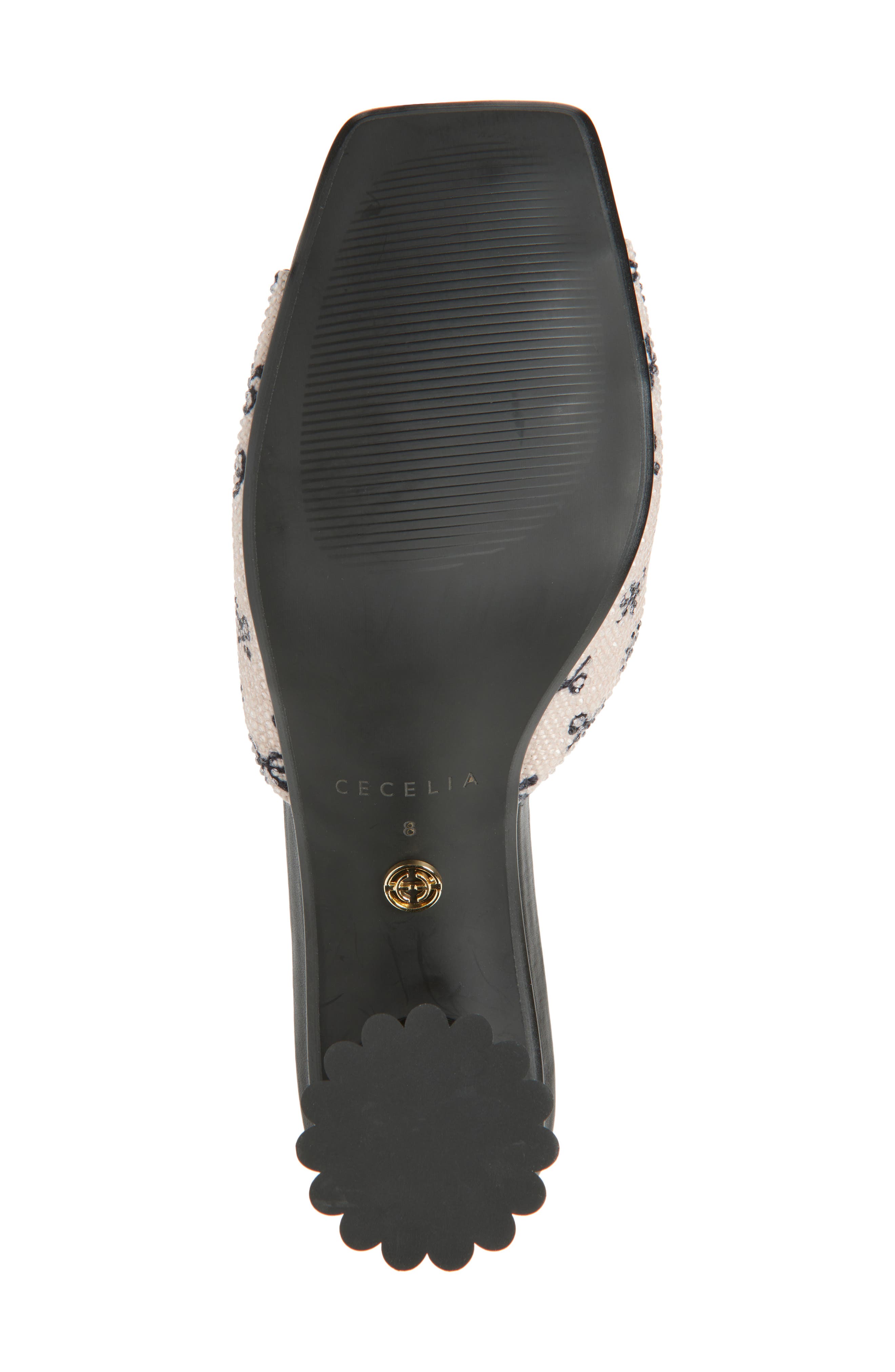 Cecelia New York Cadsbury Sandal, Alternate, color, Oat/ Black Bow