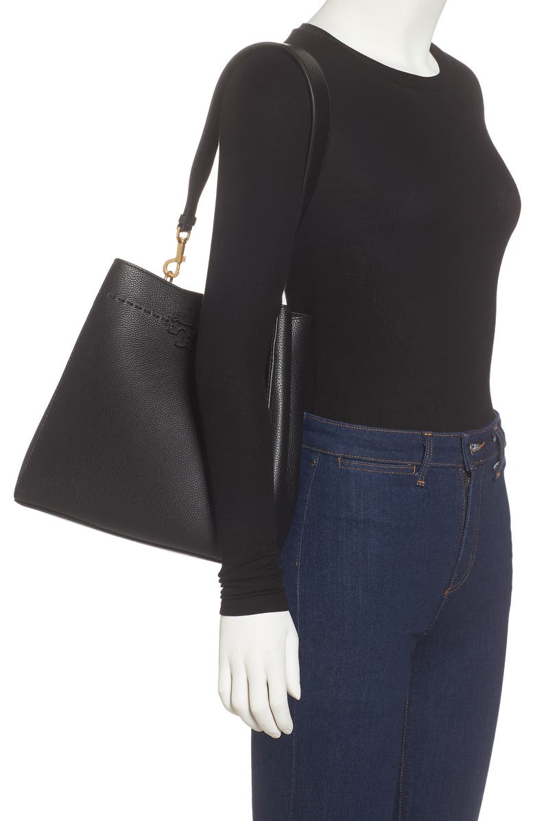 Tory Burch McGraw Bucket Bag, Alternate, color,