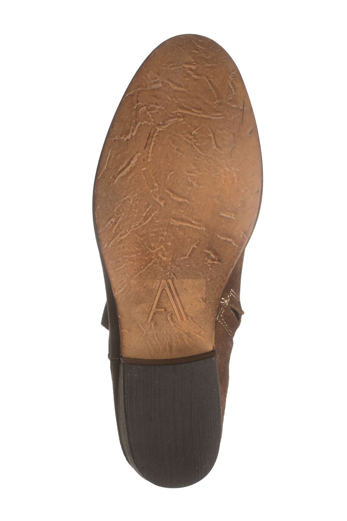 Artisan Crafted By Zigi Mireya Western Ankle Bootie, Alternate, color, Brwn Suede