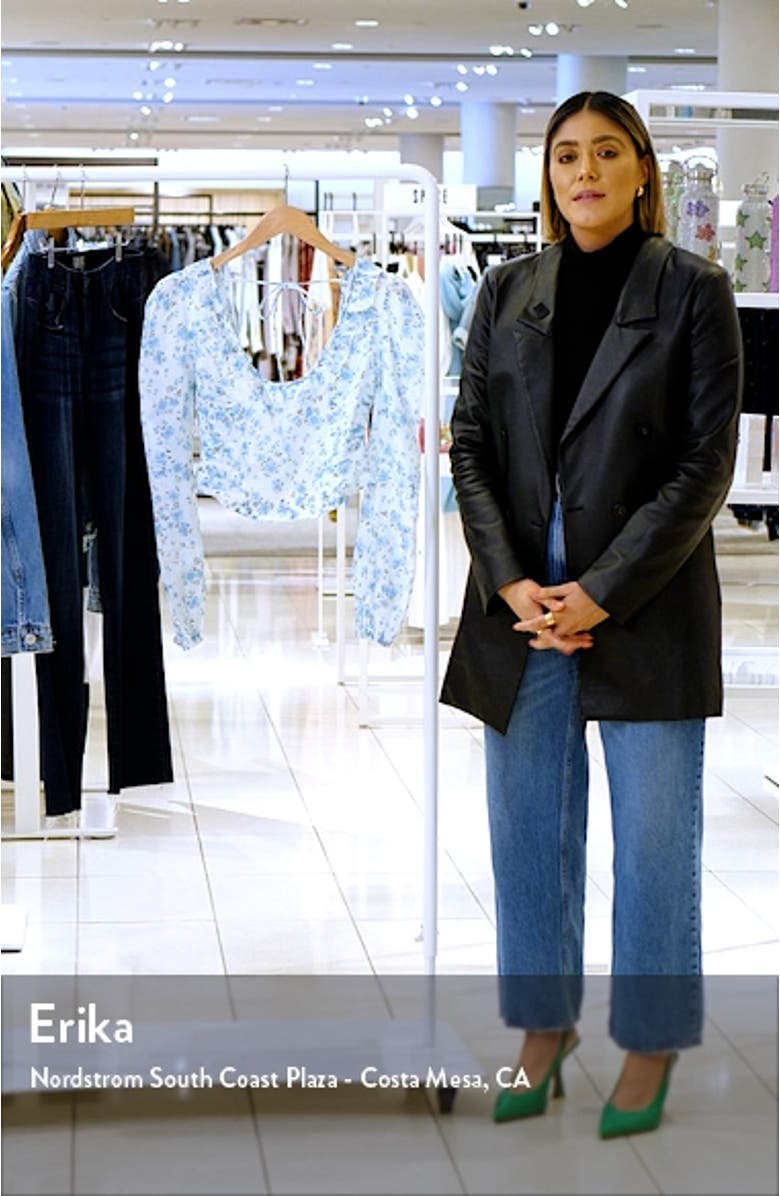 Another Life Print Crop Top, sales video thumbnail