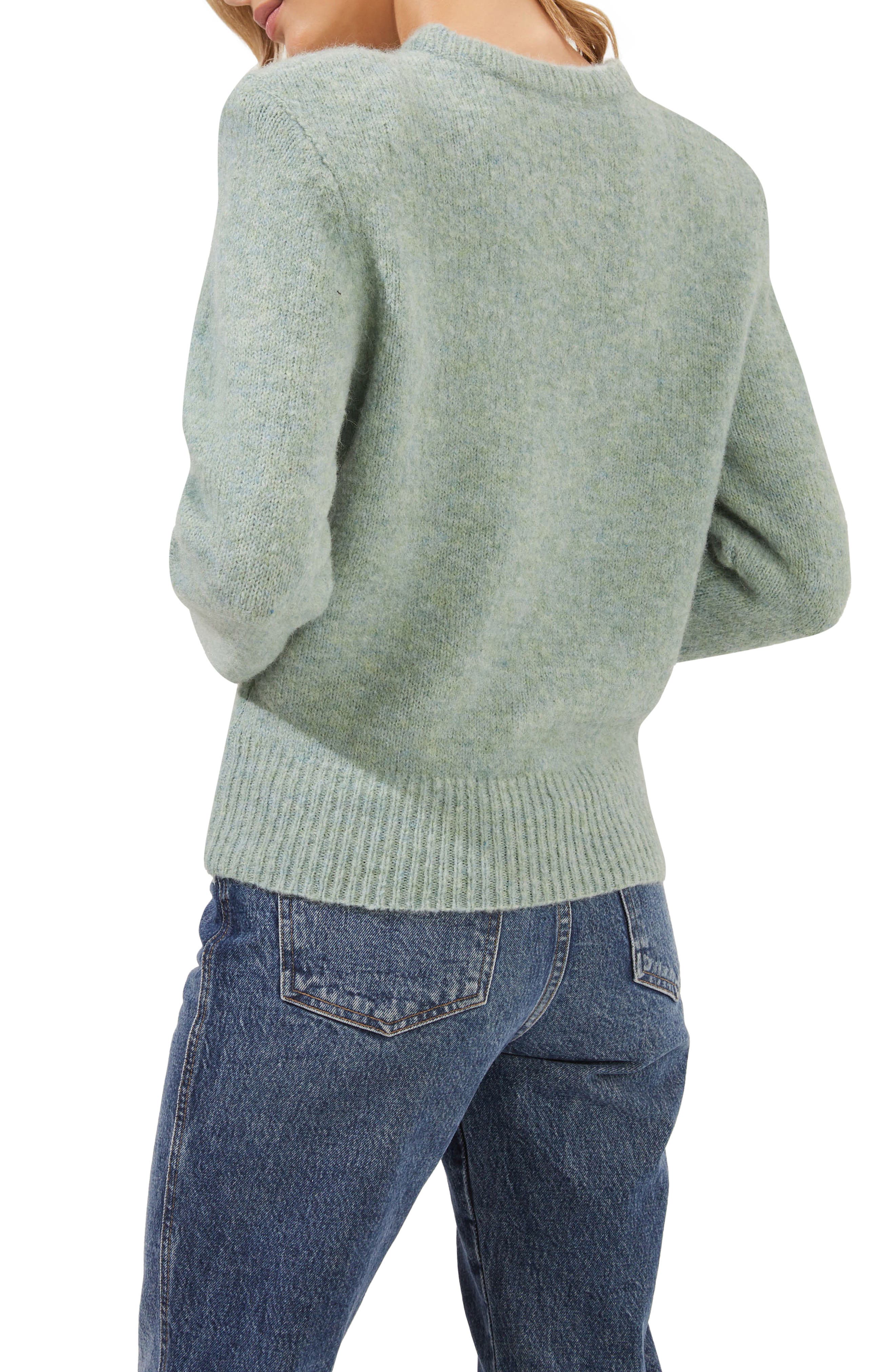 ASTR the Label the Label Tuscany Puff Sleeve Sweater (Women ...
