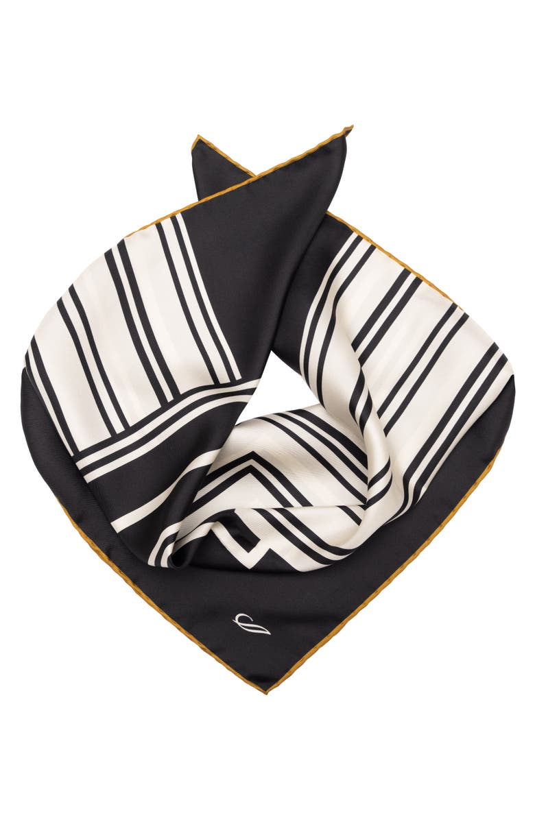 Elizabetta Lazio - Hand Rolled Silk Neckerchief for Men, Alternate, color, 