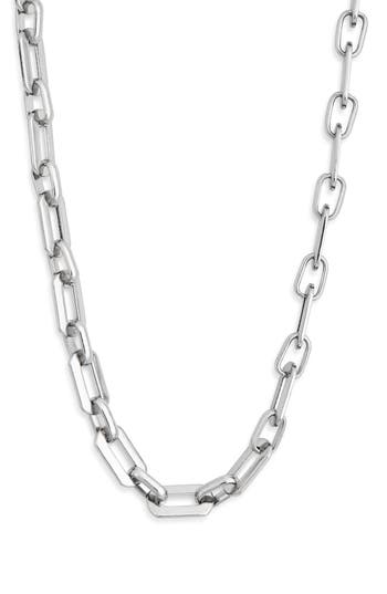 Nordstrom Rack Stainless Steel Smooth Link Necklace